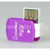 Картридер Smartbuy (SBR-706-F) для Micro SD (фиолетовый)