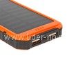 Портативное ЗУ (Power Bank) 20000mAh (66016) фонарь/2 USB/солнечная батарея (оранжевый)