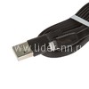 USB кабель для iPhone 5/6/6Plus/7/7Plus 8 pin 1.0м X5 плоский (черный) HOCO