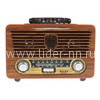 Колонка (M-115BTch) Bluetooth/USB/SD/microSD/FM (коричневая)