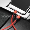 USB кабель для USB Type-C 1.0м HOCO X14 текстильный (черный) 3.0A