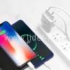 СЗУ Type-C 2 USB выхода (2400mAh/5V) HOCO C59A (белый) ЛИТОЕ