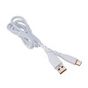 USB кабель для USB Type-C 1.0м FaizFull FR128 (белый) 5A