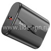 Портативное ЗУ (Power Bank) 10000mAh (HOCO Q3 pro) 20W/USB 3.0/Type-C/Micro USB/дисплей (черный)