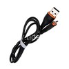 USB кабель micro USB 1.0м FaizFull FR166 (черный) 5A