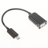 USB кабель (OTG) для Micro USB (черный) без упаковки